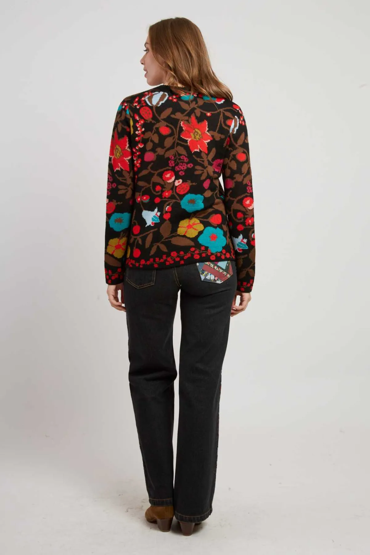 Best Pull en maille jacquard col rond CADETTE La Maille|Les Gilets, Cardigans & Pulls