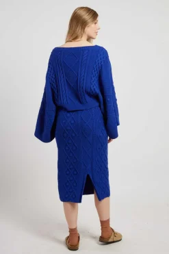 Clearance Pull en maille torsadée manches amples CARIGNAN La Maille|Les Gilets, Cardigans & Pulls