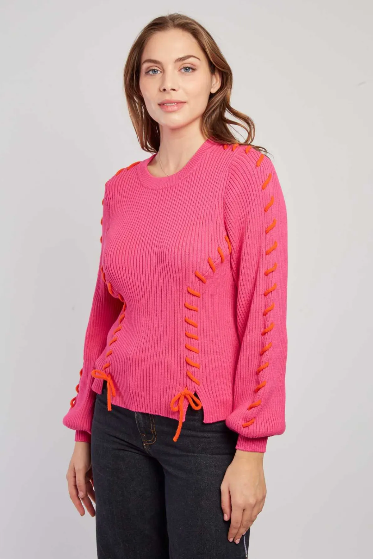 Cheap Pull en maille uni cotelé CARLA La Maille|Les Gilets, Cardigans & Pulls