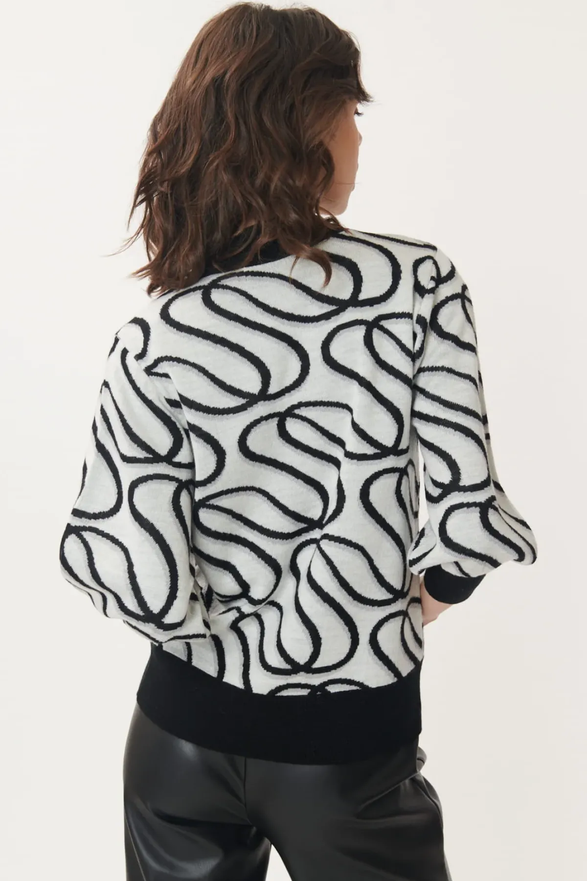 Best Sale Pull Jacquard Bicolore JACKIE La Maille|Les Gilets, Cardigans & Pulls