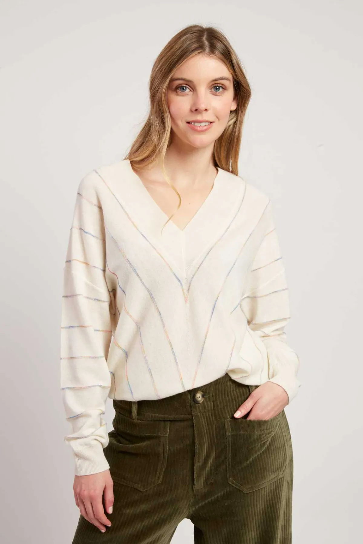 Best Pull manches longues col V CAMERON Les Gilets, Cardigans & Pulls