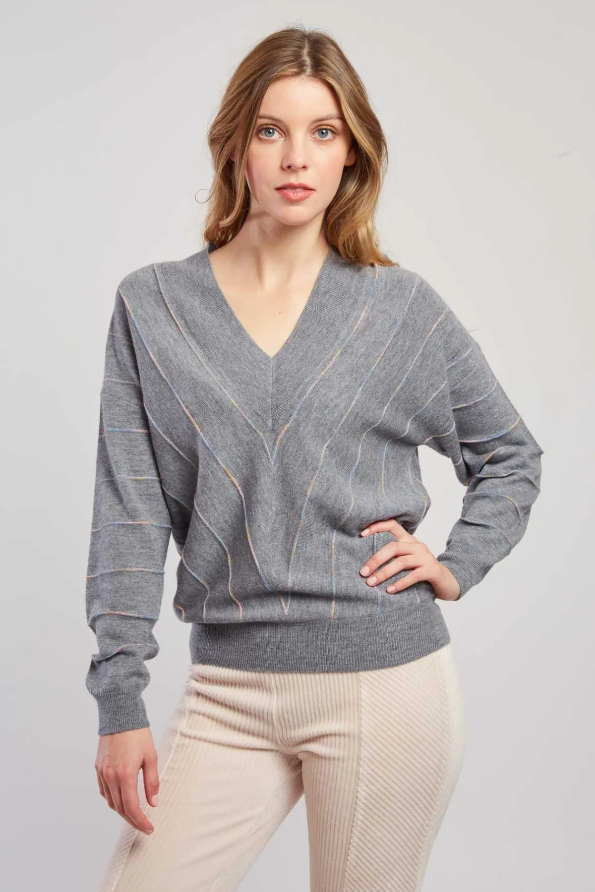 Best Pull manches longues col V CAMERON Les Gilets, Cardigans & Pulls