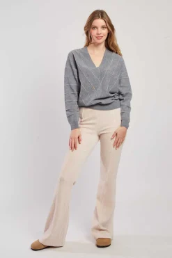 Best Pull manches longues col V CAMERON Les Gilets, Cardigans & Pulls