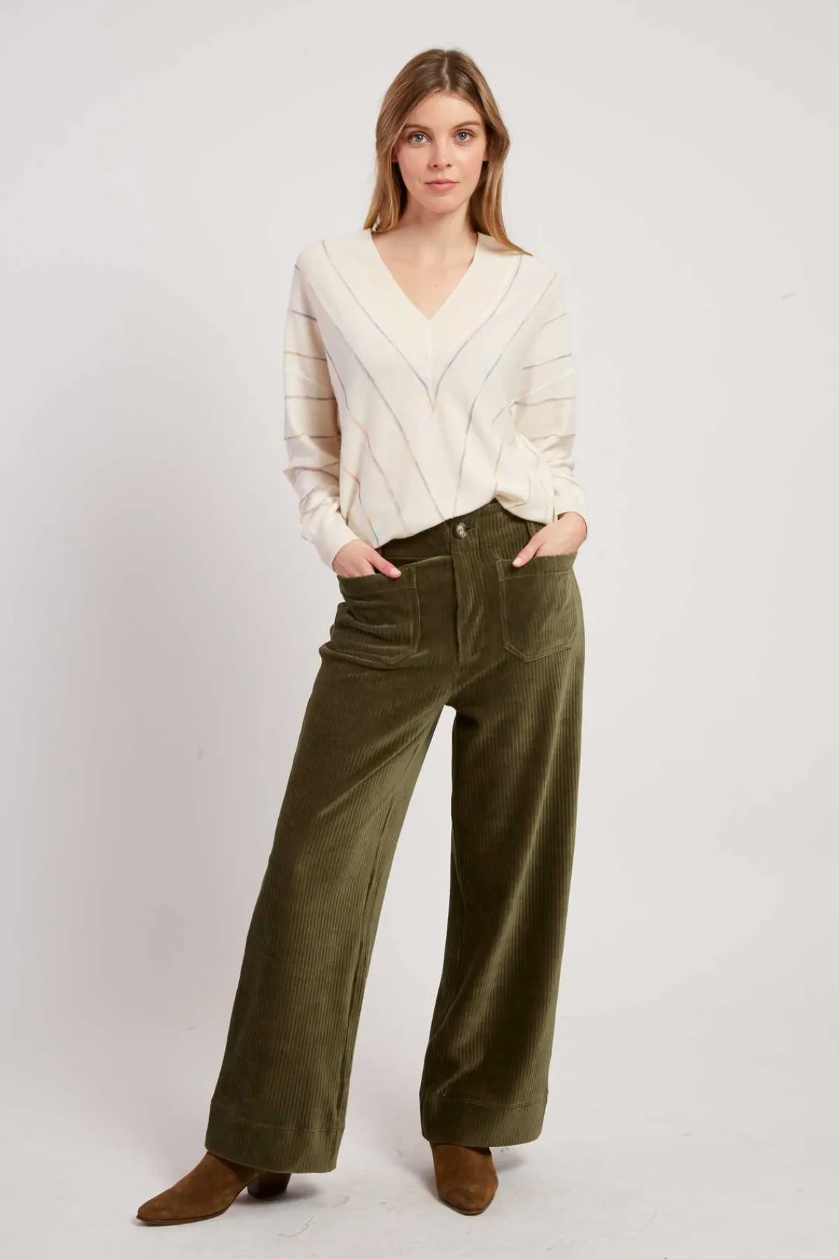 Best Pull manches longues col V CAMERON Les Gilets, Cardigans & Pulls