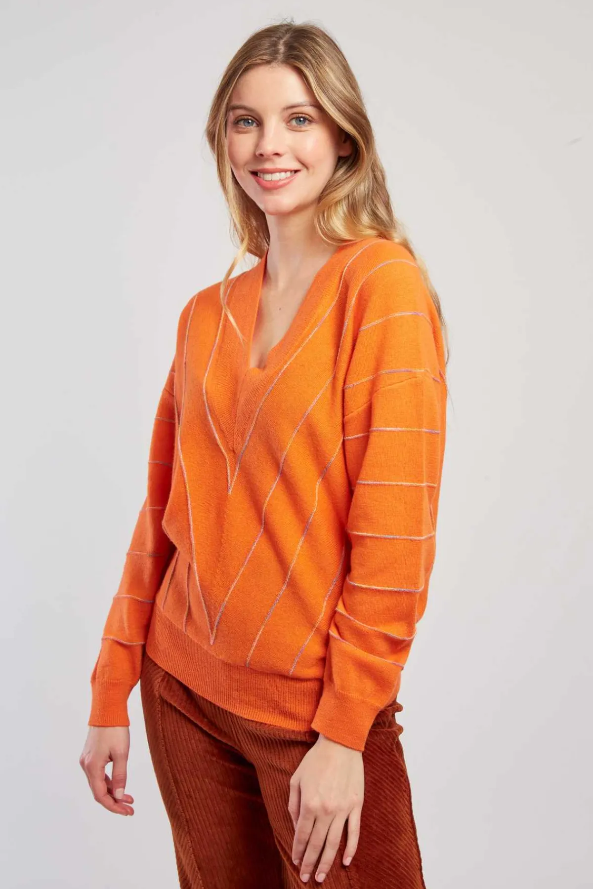 Best Pull manches longues col V CAMERON Les Gilets, Cardigans & Pulls