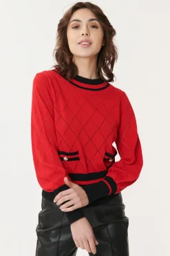 New Pull manches longues en maille JANY Les Gilets, Cardigans & Pulls