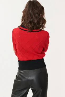 New Pull manches longues en maille JANY Les Gilets, Cardigans & Pulls