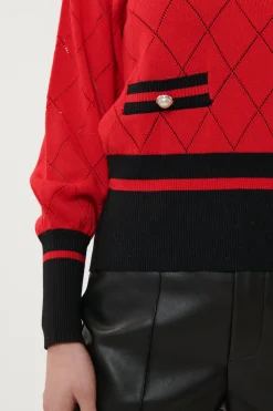 New Pull manches longues en maille JANY Les Gilets, Cardigans & Pulls