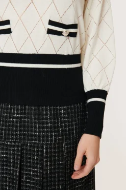 New Pull manches longues en maille JANY Les Gilets, Cardigans & Pulls