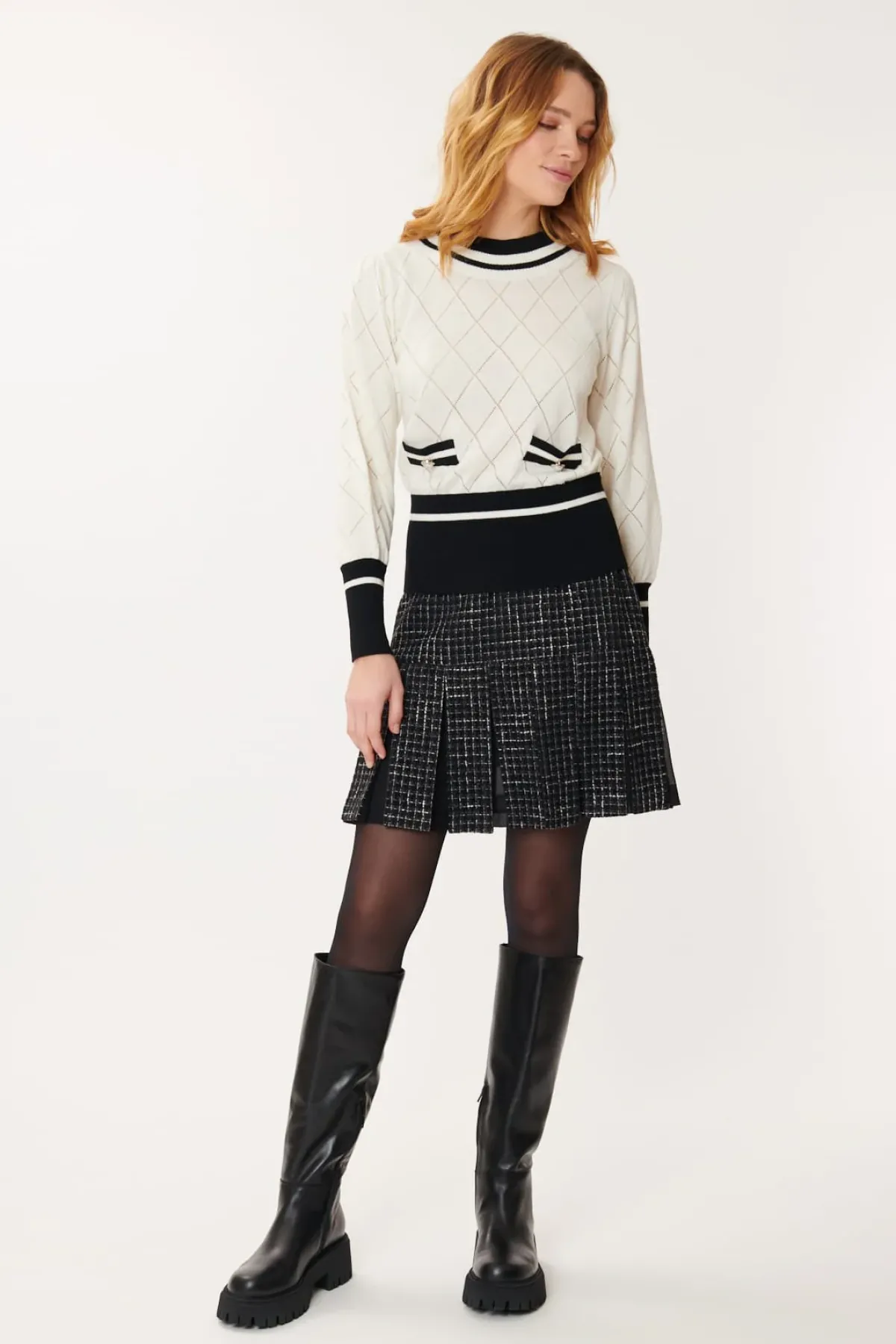 New Pull manches longues en maille JANY Les Gilets, Cardigans & Pulls