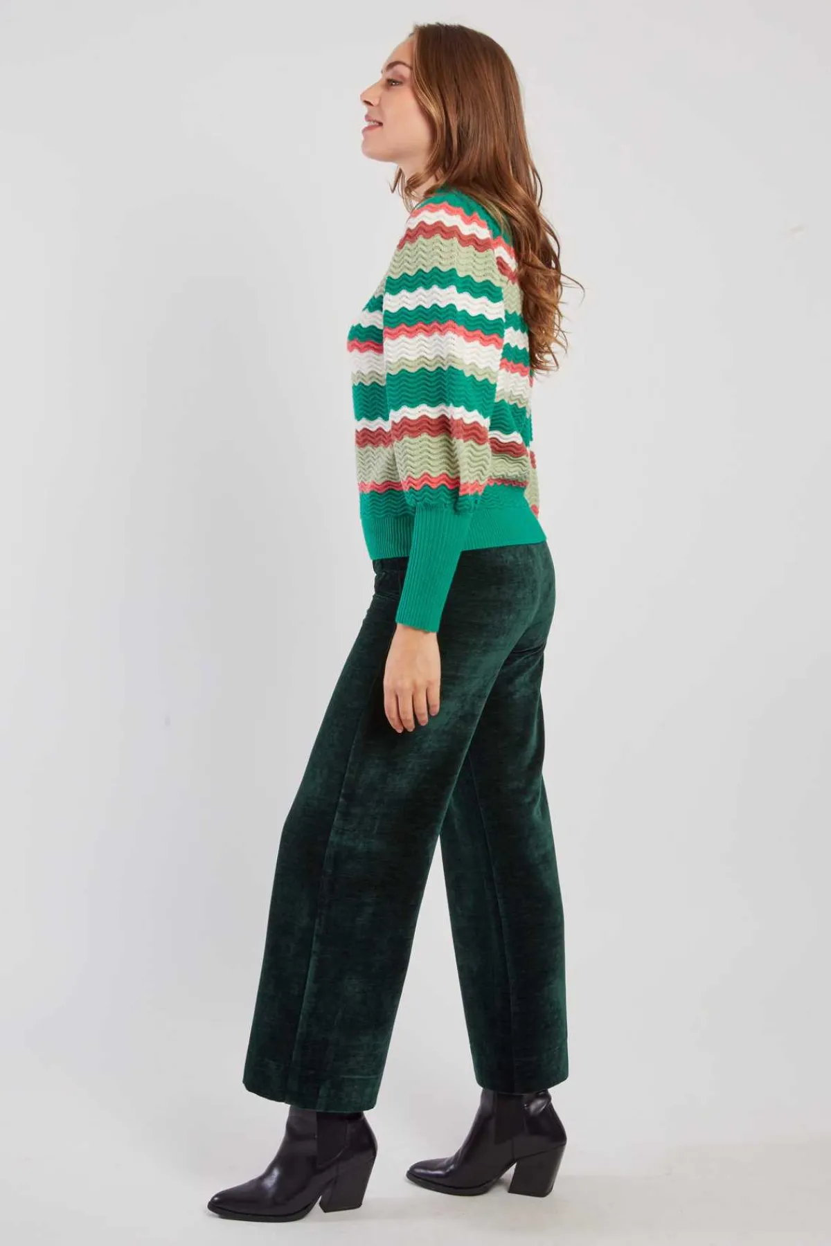 Clearance Pull rayé manches bouffantes CAHORS La Maille|Les Gilets, Cardigans & Pulls