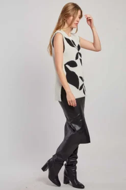 Shop Pull sans manches à paillettes CARLOTTA La Maille|Les Gilets, Cardigans & Pulls