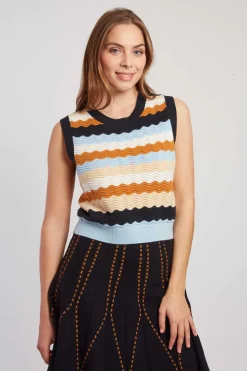 Cheap Pull sans manches côtelé CAILLOU La Maille|Les Gilets, Cardigans & Pulls