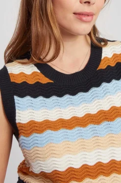 Cheap Pull sans manches côtelé CAILLOU La Maille|Les Gilets, Cardigans & Pulls