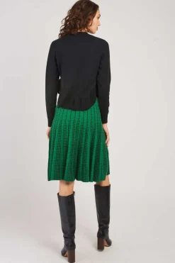 Store Pull uni en maille asymétrique CARLINE La Maille|Les Gilets, Cardigans & Pulls