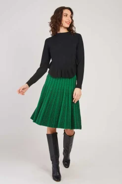 Store Pull uni en maille asymétrique CARLINE La Maille|Les Gilets, Cardigans & Pulls