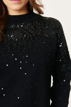 Cheap Pull Uni et Paillettes JOANNE La Maille|Les Gilets, Cardigans & Pulls