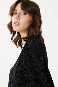 Hot Robe Ample à Manches 3/4 en jersey stretch DELIA Robes Imprimées|Robes Longues