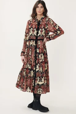 Cheap Robe Chemise Longue Imprimée AGNES Robes Longues