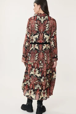 Cheap Robe Chemise Longue Imprimée AGNES Robes Longues