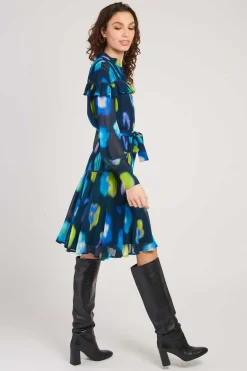 Best Robe courte à imprimé floral BEGONIA Robes Imprimées|Robes Courtes