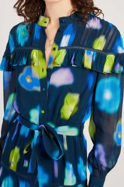 Best Robe courte à imprimé floral BEGONIA Robes Imprimées|Robes Courtes