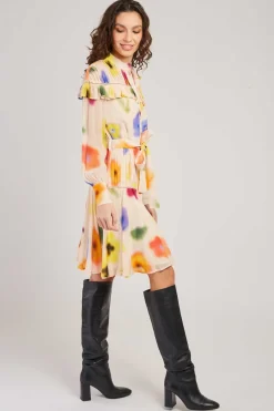 Best Robe courte à imprimé floral BEGONIA Robes Imprimées|Robes Courtes