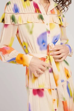 Best Robe courte à imprimé floral BEGONIA Robes Imprimées|Robes Courtes