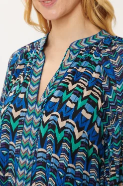 Flash Sale Robe Courte Ample Multicolore ALZIRE Robes Courtes