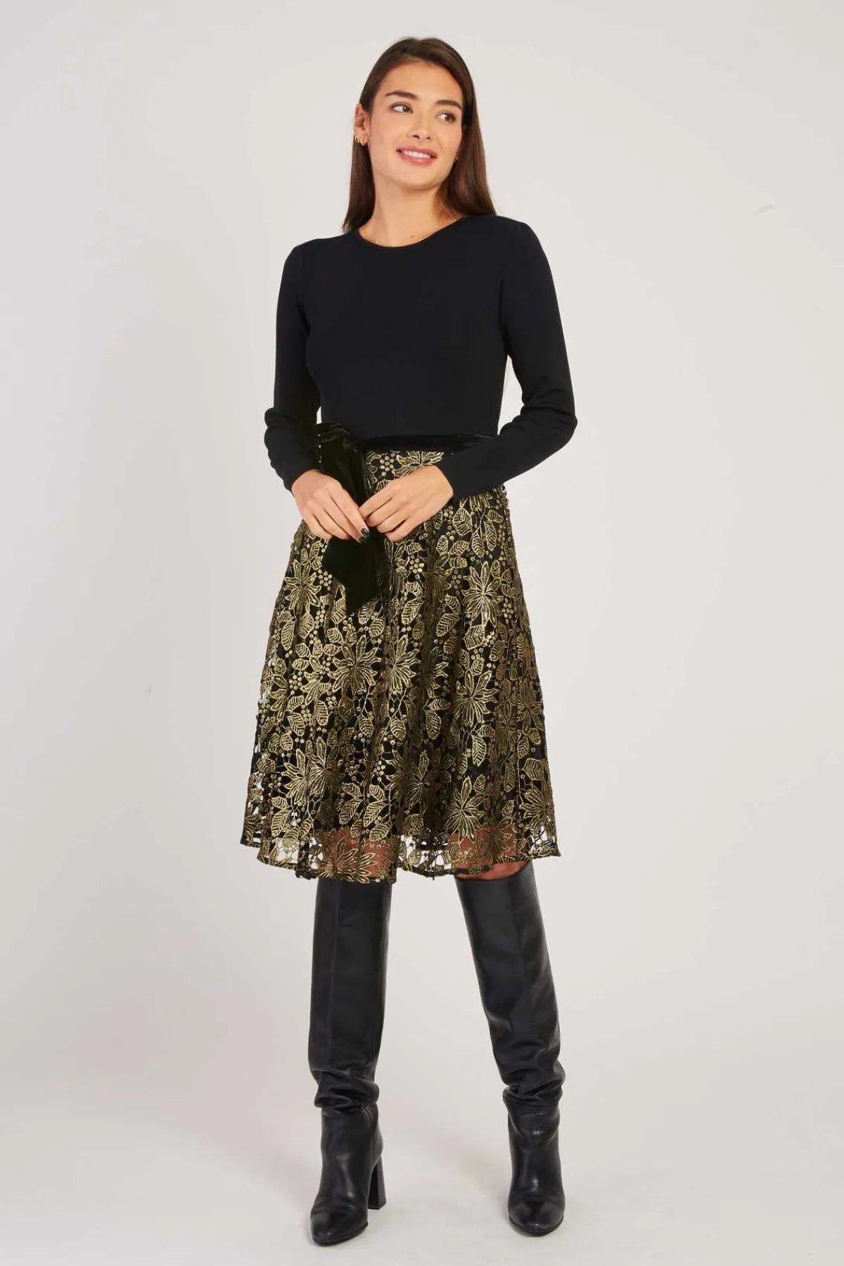 Online Robe courte en dentelle VERENA Robes Courtes