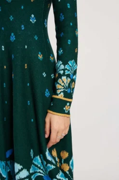 Shop Robe courte en maille col rond JEHANNE Robes Courtes