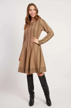 Hot Robe courte en maille JOJOBA La Maille|Robes Courtes