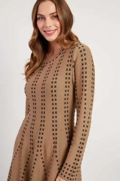 Hot Robe courte en maille JOJOBA La Maille|Robes Courtes