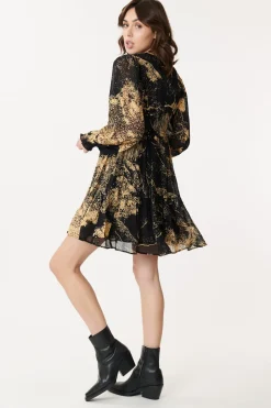 Hot Robe Courte Imprimé Paysage AMALIA Robes Imprimées|Robes Courtes