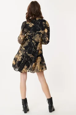 Hot Robe Courte Imprimé Paysage AMALIA Robes Imprimées|Robes Courtes