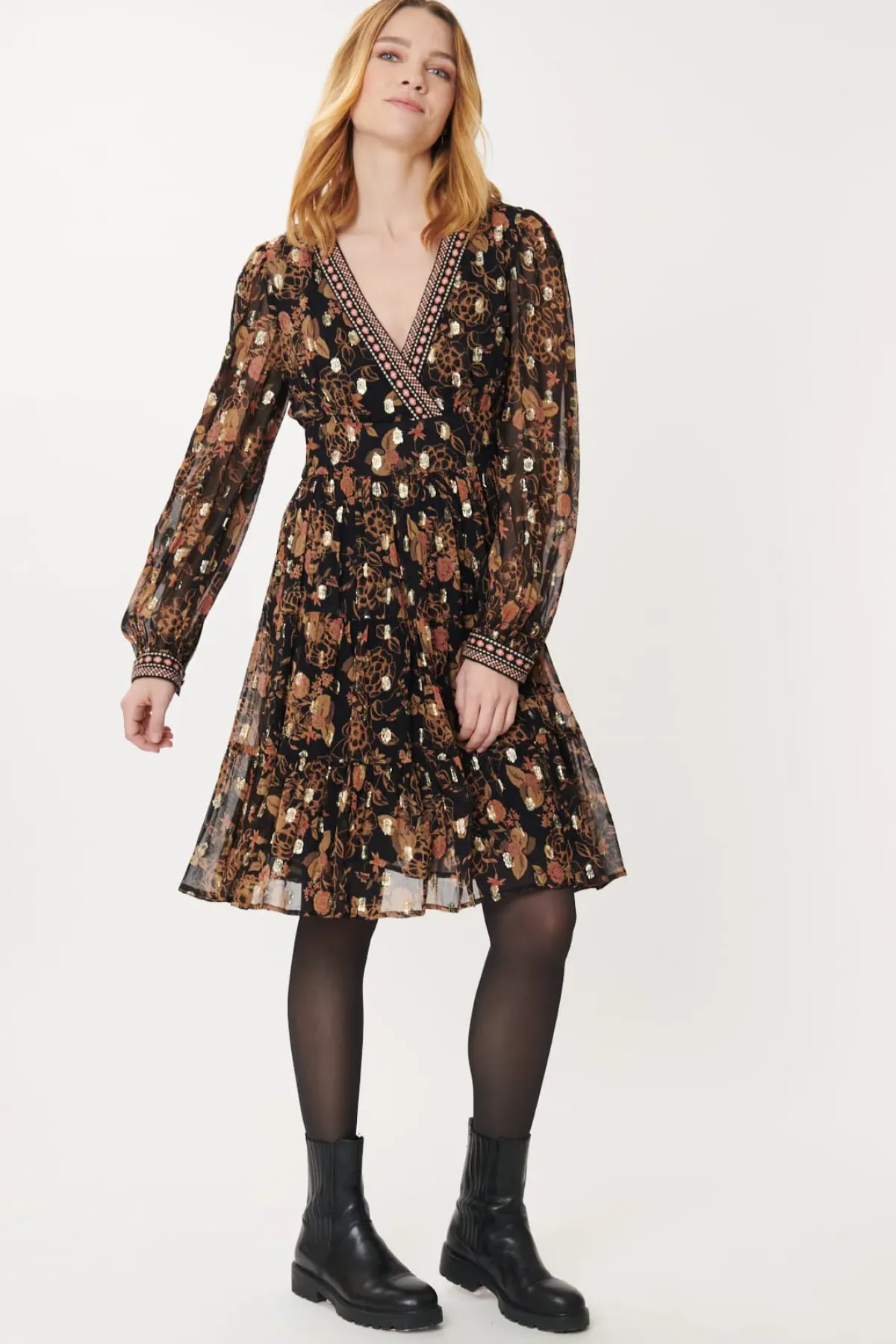 New Robe courte imprimée ALIETTE Robes Courtes