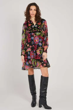 Hot Robe courte imprimée BARTH Robes Imprimées|Robes Courtes