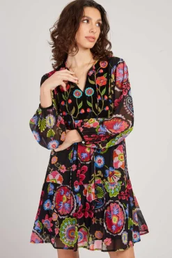 Hot Robe courte imprimée BARTH Robes Imprimées|Robes Courtes