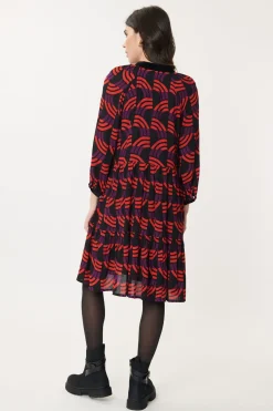 Store Robe Courte Imprimée Géométrique AINOA Robes Courtes