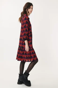 Store Robe Courte Imprimée Géométrique AINOA Robes Courtes