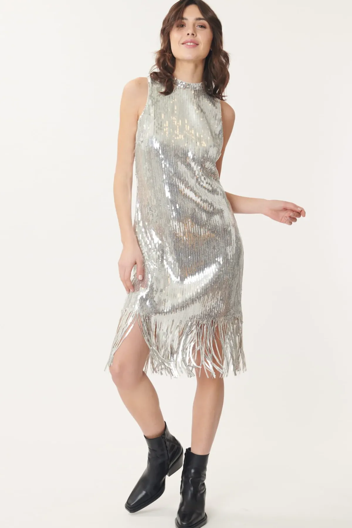 Hot Robe de fêtes à paillettes DALILA Robes Courtes