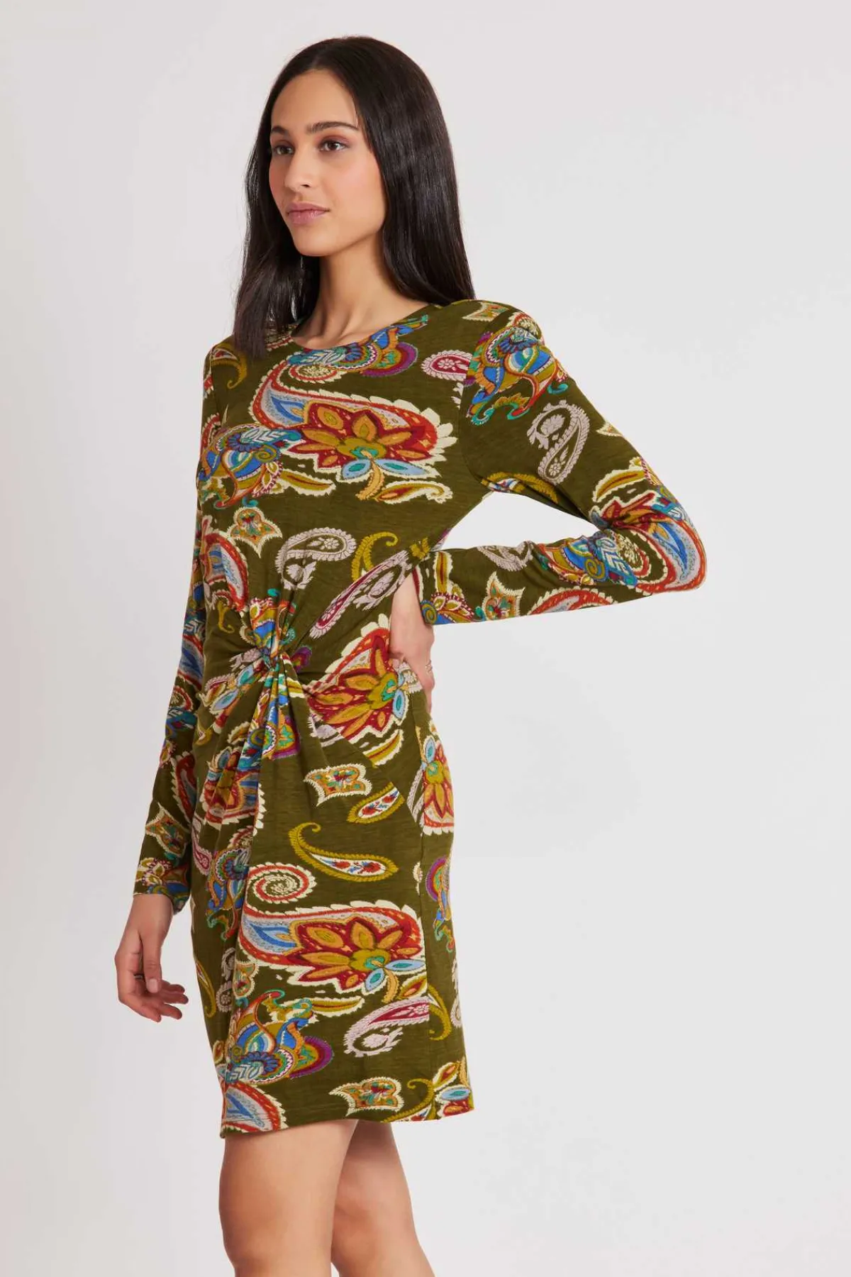 Outlet Robe en jersey imprimé SENORITA Robes Imprimées|Robes Courtes