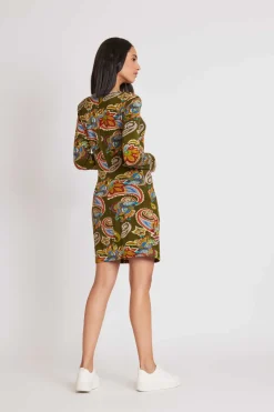 Outlet Robe en jersey imprimé SENORITA Robes Imprimées|Robes Courtes