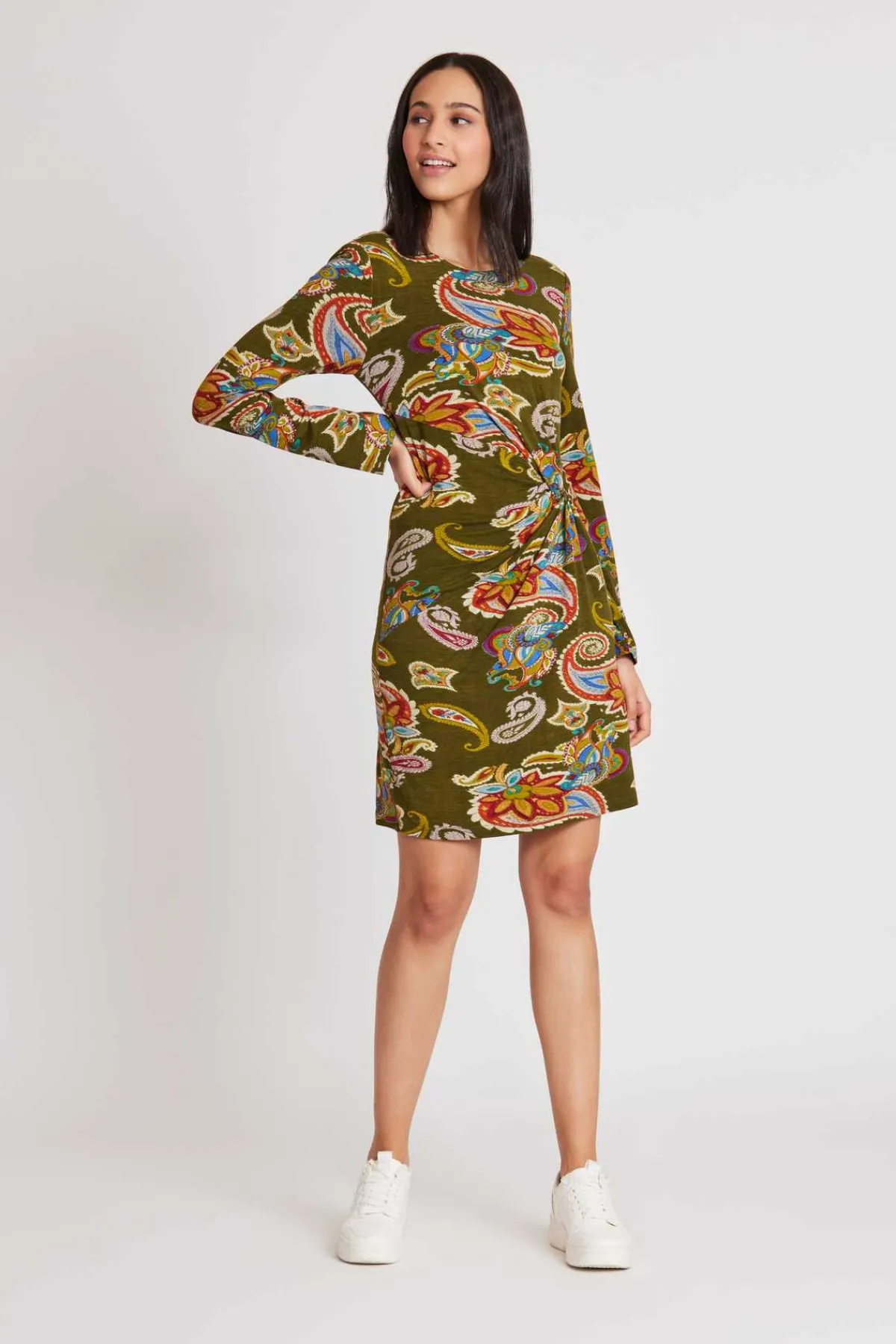 Outlet Robe en jersey imprimé SENORITA Robes Imprimées|Robes Courtes