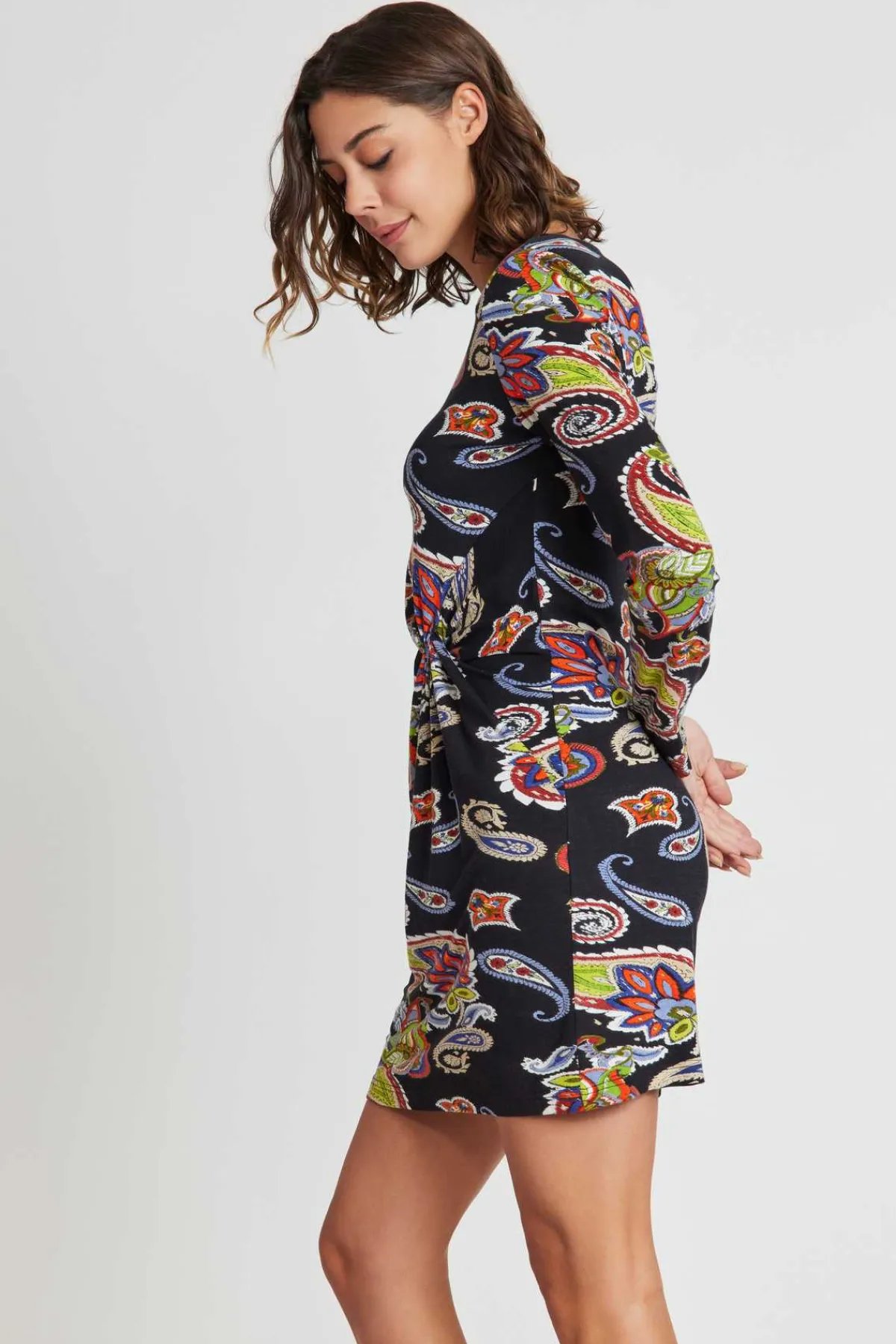 Outlet Robe en jersey imprimé SENORITA Robes Imprimées|Robes Courtes