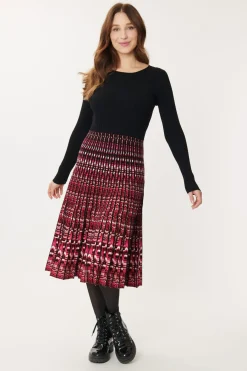 Flash Sale Robe en maille mi-longue GILLIAN La Maille|Robes Longues