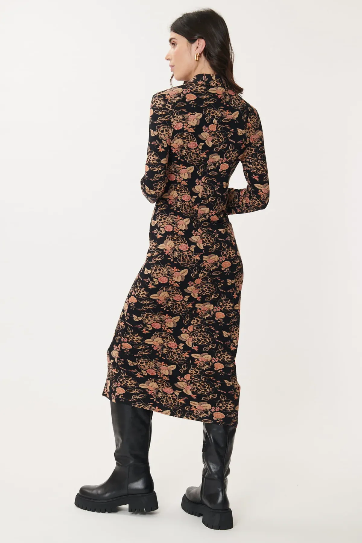 Cheap Robe longue en jersey imprimé AMAZONE Robes Imprimées|Robes Longues