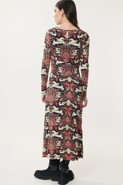 Cheap Robe Longue en Jersey Imprimé AGOSTINA Robes Imprimées|Robes Longues