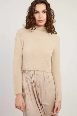 Outlet Robe longue en maille fluide VERLAINE Robes Longues