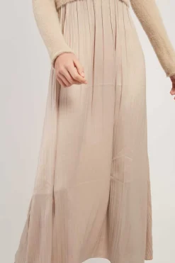 Outlet Robe longue en maille fluide VERLAINE Robes Longues